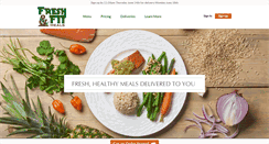 Desktop Screenshot of freshandfitmeals.com