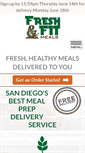 Mobile Screenshot of freshandfitmeals.com